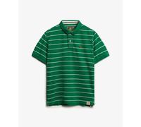Striped polo shirt Superdry Vintage Vert M