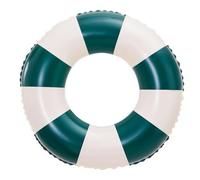 Striped Pool Float - Swim Ring for Adults, Large Inflatable Inner Tube for Summer Beach Bachelorette Party, Durable PVC with Anti-Slip Texture (Green 70#)