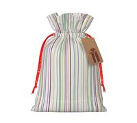 Striped. Print Reusable Drawstring Pouch,Perfect For Birthdays,Anniversaries,And Parties