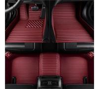 Striped Pu Leather Customized Car Floor Mat For Land-Rover For Range-Rover For Evoque 2 Doors 12-15 Interior Accessories interior(Wine Red 3,Style 1)