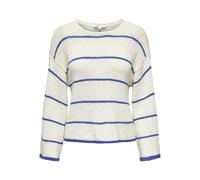 Striped round neck 7/8 women’s top Only Geena Blanc S
