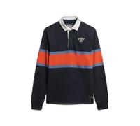 Superdry Vintage Athletic Rugby Long Sleeve T-shirt, Navy, Size S, Men Navy