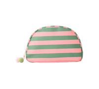 Striped Shell Makeup Bag Large Capacity Dopamine Storage Bag Cosmetics Storage Bag