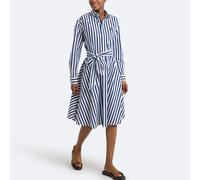 Striped Poplin Shirt Midi Dress - female - Polo Ralph Lauren - Shirt Dresses - Multicolor - S - Dresses S