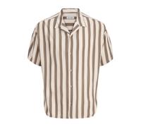 Striped shirt Jack & Jones Jeff Resort Beige XS