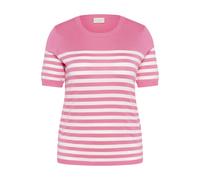 Striped short sleeve jumper women KAFFE Curve Lizzy Rose S