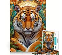 Striped Splendor 1000 Piece Jigsaw Puzzle for Teenagers Smart Toy Bonding Time Accurate Cut Art Collection Piece 38x26cm