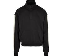 Urban Classics Striped Half Zip Sweater Black 5XL Men