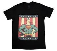 Striped T-Shirt Superman Black XL