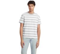 Striped T-shirt with logo Guess Blanc XL