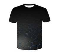 Striped Tops for Men Uk Mens Summer Tops Casual Tunic Blouse Gifts for Men Evening Men's Fashion 3D Print T Shirts Funny Graphics Pattern Crewneck Short Sleeve Tees Gentleman Clothes Sale Clearance