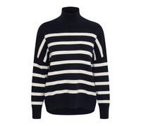 Striped Turtleneck Pullover Blue/White - female - InWear - Turtlenecks - Multicolor - L - Knitwear L