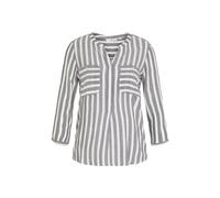 TOM TAILOR Ladie's 1016190 Blouse with Stripes, 26940-Offwhite Navy Vertical, 40
