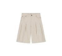 Striped Women's Bermuda Shorts Guess Beige 25