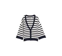 Striped women's cardigan Tom Tailor Milano Blanc S