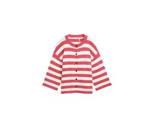 Striped women's cardigan Tom Tailor Rouge S