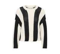 Striped women's sweater Soaked in Luxury Menaka Noir L