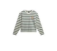 Striped women's sweatshirt Superdry Country Club Blanc M