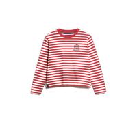 Superdry Country Club Stripe Long Sleeve T-shirt Red L Woman