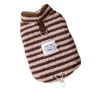 Striped Wool Plush Sweater, Lightweight, Medium/large, Pullover, Fleece Jumper, Weather Protection, For Outdoor Indoor Halloween Christmas