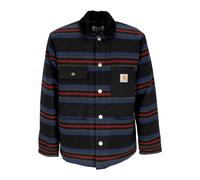 Striped Workwear Jacket with Velvet Collar - male - Carhartt Wip - Light Jackets - Black - L - Jackets L