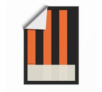 Stripes and Silence Geometric Unframed Wall Art Print A4 (29.7×21cm), Wall Decor for Living Room, Bedroom, Office & Home, Art Gift