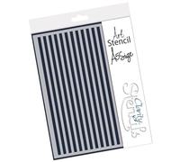 Stripes Art Stencil, A5, 250 microns