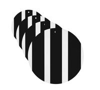 stripes black white Car Air Fresheners Cards 4 Pcs Hanging Fragrance Scented Cards Long-Lasting Car Aromatherapy Tablets for Wardrobe Bathroom Car Interior Mirror Pendant Gifts