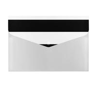 Stripes Black White Portable File Organizer with Multiple Pockets, Accordion Expanding Folder for Desk Supplies