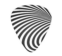 Stripes Graphic Guitar Pick 12 Picks Fashion Durable Bass Plectrums In A Box For Ukulele Electric Guitar Bass