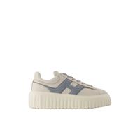 Stripes Leather Trainers, female, Hogan, Sneakers, White, 4 UK, Shoes 4 UK