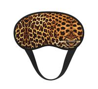 Stripes on Leopards It is a Black-Rimmed Eye mask. The Soft Eye mask can Improve Sleep Quality and is Suitable for Indoors, Outdoors and Traveling.