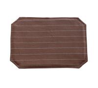 Stripes Quilted Placemats - Japanese Cotton Linen Fabric Table Mats Non-Slip Insulated Heat Resistant Washable Dining Kitchen Decor for Home Restaurant Everyday Use (#2,S)