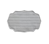 Stripes Quilted Placemats - Japanese Cotton Linen Fabric Table Mats Non-Slip Insulated Heat Resistant Washable Dining Kitchen Decor for Home Restaurant Everyday Use (#4,S)