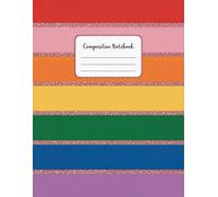 Stripes Rainbow Composition Notebook: 120 Pages, with Pastelcartoon Cover Design, designed for Ideas, School Notes, Students, Writers, Teens, Back to ... for Ideas, School Notes, Students, Write