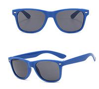 Stripey Elite Kids Sunglasses Girls Boys Unisex UV400 Protection Classic Shades Bright Colours Age 3-10 Years Old (Dark Blue)