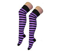 Stripey Striped Overknee Over the Knee Long Socks