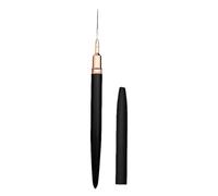 Striping Brush Set - Nail Design Brushes, Gel Polish Liner Pens | Drawing Tools for Professionals, Rose Gold and Black Handle Brushes for Thin Lines and Patterns for