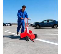 Striping Line Marking Machine Parking Lot Striping Machine Walk-behind, Spray Paint Line Marking Striper Adjustable Line Width, Marking Applicator Draw Lines, Arcs, Circles