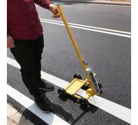 Striping Line Marking Road Warning Striping Paint Machine, Detachable Parking Lot Striping Marker Metal, Walk Behind Paint Striper for Asphalt or Concrete