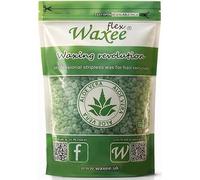 Stripless Hard Film Wax Beads for hair removal, WAXEE flex, 500g, Natural, Pellets, Bikini, No strips! Brazilian waxing, HOT! (500g, Aloe)