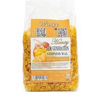 Stripless hard film wax New Generation, Brazilian peelable, peel off flexible wax beads 500g, Honey.