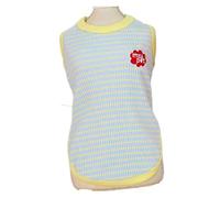 Stripped Cat Dog Vest Clothing Spring Summer Pet Clothes Red Blue Yellow Sleeveless Dog Hoodies Tank Top For Small Dogs(Blue,L)
