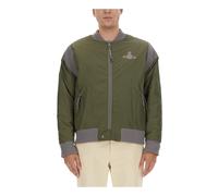 Stripped Cyclist Bomber - male - Vivienne Westwood - Bomber Jackets - Green - S - Jackets S