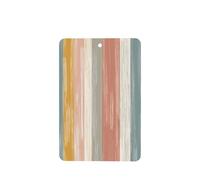 Stripped Pattern With Subtle Colors Car Air Fresheners 4 Pcs Hanging Scented Cards Fragrance Scented Cards For Car Aromatherapy Tablets
