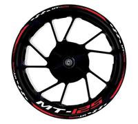 Strips Edge Stickers Motorcycle Accessories Wheel Stickers Reflective Wheel Stickers Decals Reflective Rims For Y&amaha MT-125 MT125(Style 3)