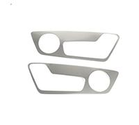 Strips Interior Moulding For A6 C8 2019-2022 Stainless Steel Interior Trim Car Seat Adjustment Decorative Panel Stickers(Silver)