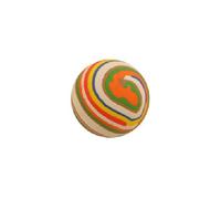 Stripy Pattern Hard Sponge Rubber Hi-Bounce Ball (1 Supplied)