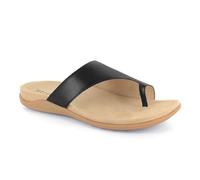 Strive Capri III Women's Toe Loop Sandals with Arch Support (Black, UK Footwear Size System, Adult, Women, Numeric, Medium, 6)
