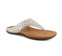 Strive Footwear Fiji White Gold Taupe Orthotic Sandal 8